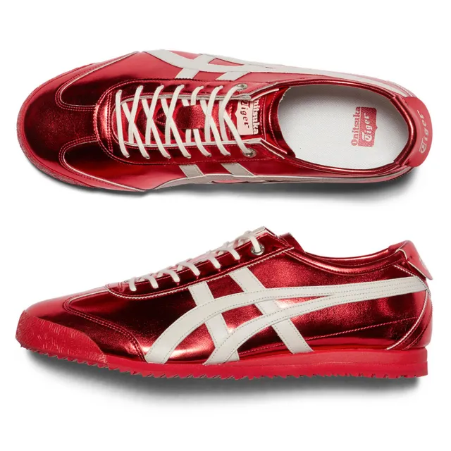 Onitsuka Tiger】鬼塚虎官方旗艦店金屬感紅色MEXICO 66 SD