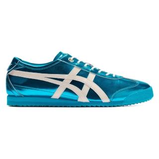 【Onitsuka Tiger】鬼塚虎 金屬感藍色 MEXICO 66 SD 休閒鞋 (1183C468-300)