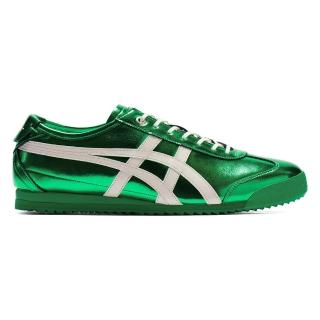 【Onitsuka Tiger】鬼塚虎 金屬感綠色 MEXICO 66 SD 休閒鞋 (1183C468-301)