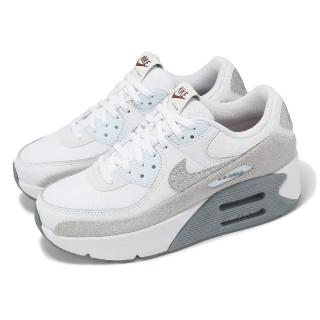 【NIKE 耐吉】休閒鞋 Air Max 90 LV8 女鞋 白 灰 厚底 增高 氣墊(HQ3456-191)