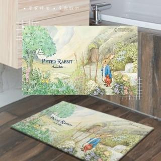 【PETER RABBIT 比得兔】45X75cm 加大 矽藻土 軟地墊(FZ-U22PR-16-45X75眺望)
