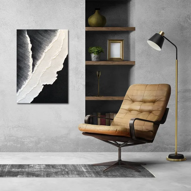 【御畫房】當代國家級展覽畫家 抽象系列手繪油畫70×100cm(DB-060)
