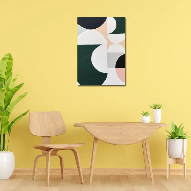 【御畫房】當代國家級展覽畫家 抽象系列手繪油畫70×100cm(DB-051)