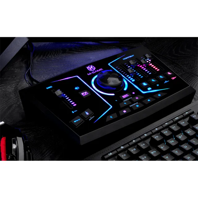 【M-AUDIO】M-GAME RGB DUAL 遊戲直播 混音器 錄音介面 公司貨(遊戲混音直播)