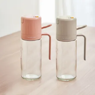 【NEOFLAM】兩用玻璃油壺/油罐(榛果奶茶/蜜桃珀爾兩色可選)