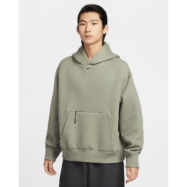 【NIKE 耐吉】連帽上衣 帽T 男款 AS M NK TCH FLC HOODIE 綠色(HM9790320)