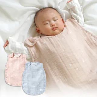 【10mois】十字星彩天絲三層紗防踢背心防踢被 0-3歲 多款可選(日本製夏季涼感透氣舒適)