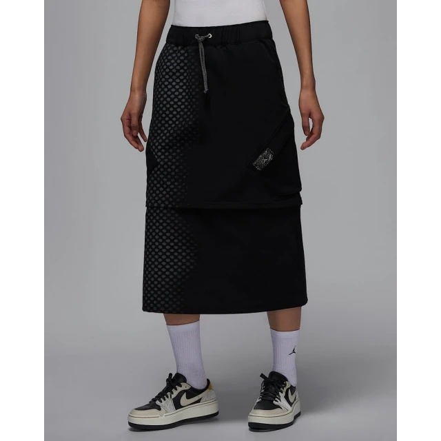 NIKE 耐吉 喬丹 長裙 女款 AS W J MIDI SKIRT CNY 黑色(HQ6067010)