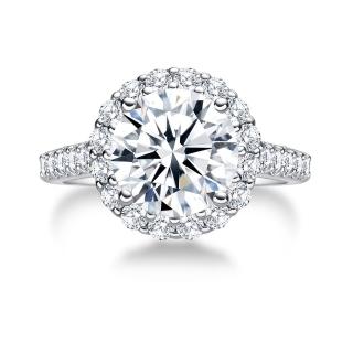 【鉅曜】GIA 1克拉 Signature Halo圓鑽戒(培育鑽石 18K)