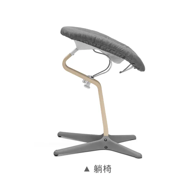 【STOKKE】官方授權 nomi 多階段成長椅 新生兒經典必備組 櫸木款(餐椅+躺椅+護圍+餐盤)