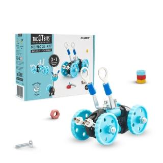 【以色列theOffbits】機械積木:齒輪車(專屬大孩子的STEAM創意玩具)