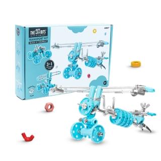 【以色列theOffbits】機械積木:噴射機(專屬大孩子的STEAM創意玩具)