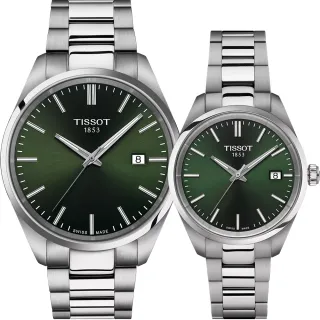 【TISSOT 天梭】PRX系列復刻石英對錶 情侶手錶 過年禮 生日禮物(T1504101109100+T1502101109100)