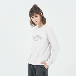 【GIORDANO 佐丹奴】女裝長袖大學TEE Classics Club系列(01 花紗月亮灰)