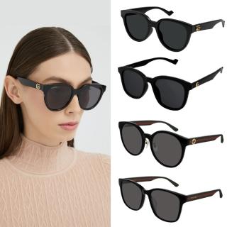 【GUCCI 古馳】亞洲版型 中性膠框太陽眼鏡組合(禮物／送禮首選 GG0416SK、GG0417SK、GG0960SA、GG1001SK)