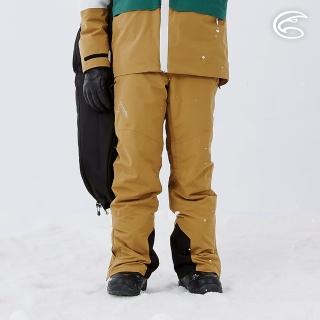 【ADISI】男SMAWARM海洋溫控防水防風透氣雪褲 AP2421095 金銅 S-3XL(滑雪褲 保暖長褲 蚵殼棉 海洋紗)