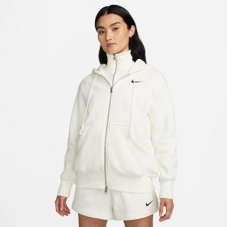 【NIKE 耐吉】外套 女款 連帽外套 運動 AS W NSW PHNX FLC FZ OS HOODIE 白 DQ5759-133(2S4242)