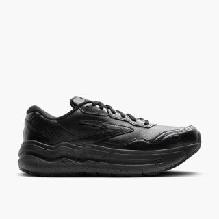【BROOKS】Ghost Max 2 Leather 女 慢跑鞋 寬楦 彈力 支撐 緩震 黑(1204321D072)