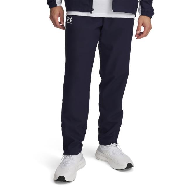 【UNDER ARMOUR】UA官方直營 男 Rival Wvn 防風運動長褲_1390150-410(深藍色)