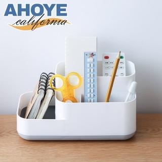 【AHOYE】日系可拆洗化妝品收納盒(刷具收納盒 筆筒 分格置物盒 牙刷架)