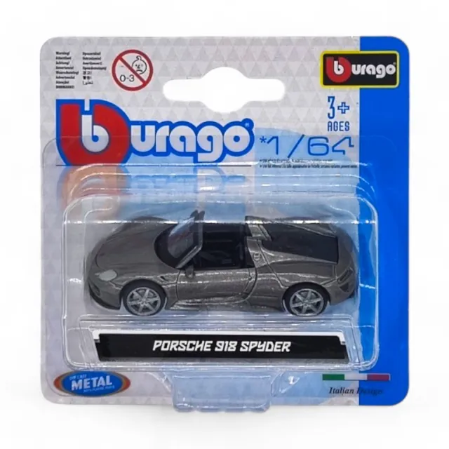 1:64模型車 Porsche 918 Spyder vs 911 GT2 911 TURBO(跑車模型 四車組合)