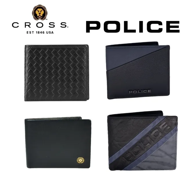 【CROSS】多品牌 限量2折 頂級小牛皮皮夾 全新專櫃展示品(買一送一好禮 送禮盒提袋 男夾)