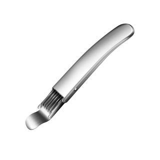 【PUSH!】廚房餐廳用品304不銹鋼刨絲器切蔥器多功能切菜器擦絲器廚房切絲器切花刀(切蔥絲 魷魚花刀 D364)