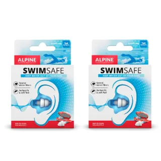 【ALPINE】SwimSafe 荷蘭製 游泳防水耳塞 兩入組(公司貨保證)