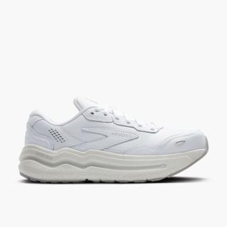 【BROOKS】Ghost Max 2 Leather 男 慢跑鞋 寬楦 彈力 支撐 緩震 白(1104432E142)