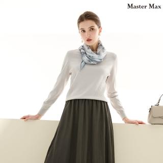 【Master Max】舒適莫代爾棉素面針織上衣(8428022)