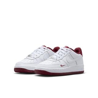 【NIKE 耐吉】休閒鞋 女鞋 大童 運動鞋 AF1 AIR FORCE 1 LV8 3 GS 白 HF0952-100(3K2143)