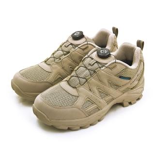【GOODYEAR 固特異】男 專業多功能郊山旋轉扣防水戶外越野鞋 野外叢林M1系列(砂棕 43421)