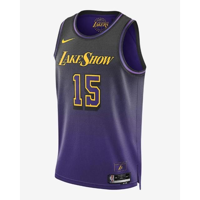 【NIKE 耐吉】NBA 湖人 籃球背心 Austin Reaves 男款 LAL MNK DF SWGMN JSY CE 24 紫色(FQ4346506)