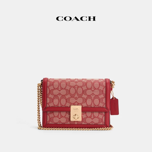 COACH 蔻馳官方直營 經典Logo櫻桃印花拉鍊手腕包-I