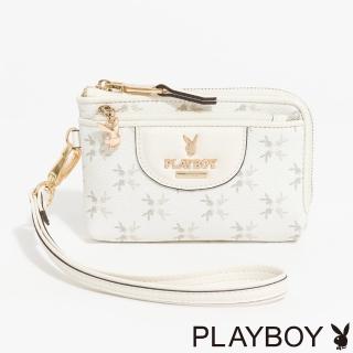 【PLAYBOY】零錢包 White Bunny系列(米白色)