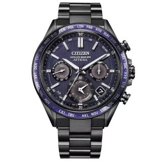 【CITIZEN 星辰】GENT’S 韋禮安廣告配戴款 紺星 GPS衛星 鈦金屬光動能腕錶(CC4059-64L)父親節 禮物 推薦