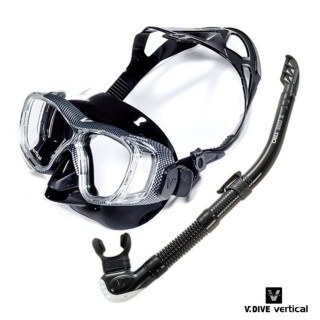 【V.DIVE】威帶夫潛水面鏡呼吸管組 多色任選TC401(浮潛深潛水肺潛水面鏡)