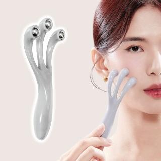 【MOCODO 伴佳家】伴佳家 滾珠臉部按摩爪 兩入(手動按摩梳 頭部按摩器 頭部按摩爪)