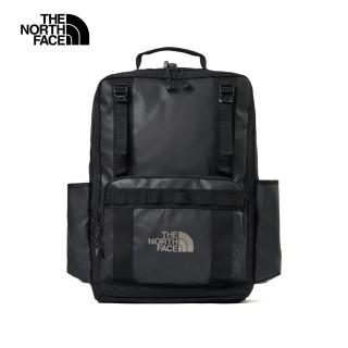 【The North Face 官方旗艦】北面男女款黑色DWR防潑水大容量多功能休閒後揹包｜8BK4BIA
