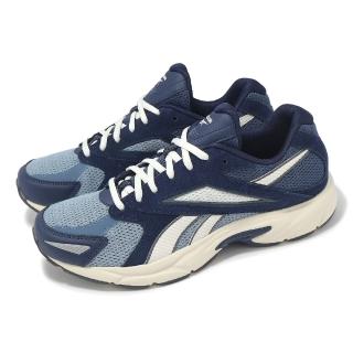 【REEBOK】休閒鞋 Road Prime 男鞋 藍 米白 拼接 緩衝 復古跑鞋(100220527)