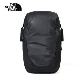 【The North Face 官方旗艦】北面男女款黑色大容量多功能休閒後揹包｜8BK8KX7