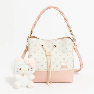 【Arnold Palmer 雨傘】水桶包附長背帶 Joli系列(粉紅色)