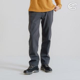 【ADISI】男Softshell撥水保暖長褲 AP2421024 石墨灰 M-3XL(刷毛 搖粒絨 防潑水 彈性)