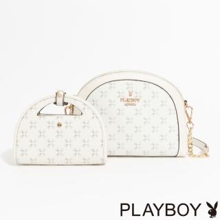【PLAYBOY】斜揹包 White Bunny系列(米白色)