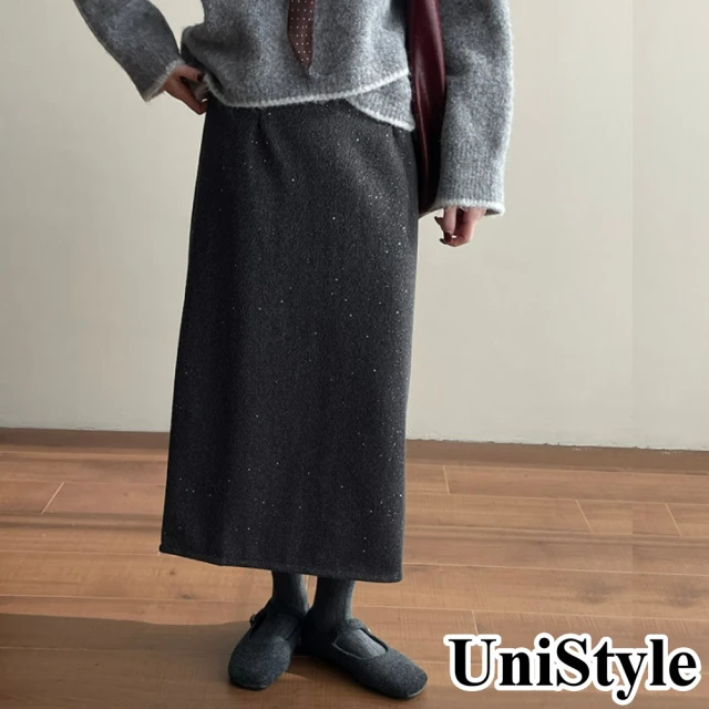 UniStyle 圓領長袖毛衣 韓版撞色條紋上衣 女 WTF