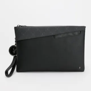 【PLAYBOY】手拿包附手挽帶 Conquer系列(黑色)