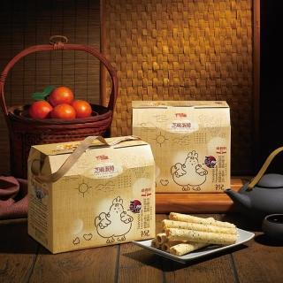 【福義軒】手工芝麻蛋捲(年菜年節禮盒 600g)
