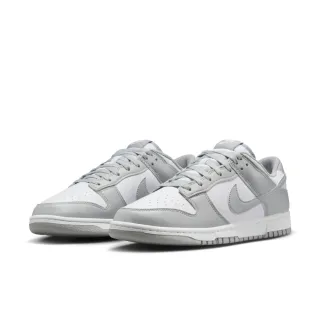 【NIKE 耐吉】休閒鞋 男鞋 運動鞋 DUNK LOW RETRO 灰白 HF5441-105
