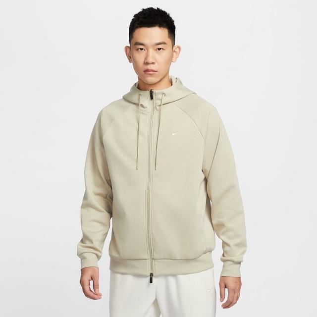 【NIKE 耐吉】外套 男 運動連帽外套 AS M NK DF UV PRIMARY FZ HOODI 卡其 FZ0968-251