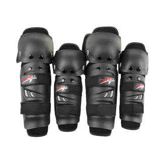 【風之守護】機車騎士 防摔護膝護肘-4件組(重機防摔護具 騎士護具 重機護具 機車護具 人身部品練車 重機)